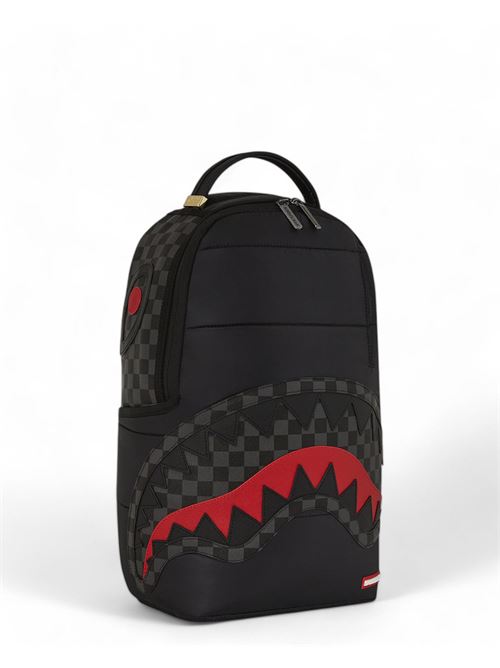 BLACK PUFFER GREY CHECK U BACKPACK SPRAYGROUND | 910B6780NSZ/