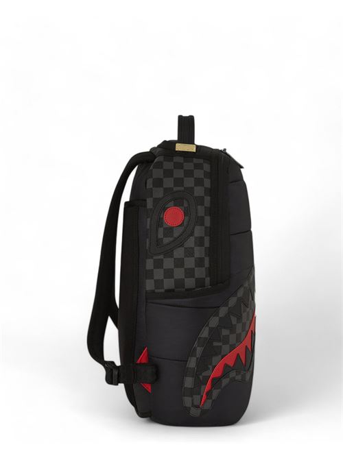 BLACK PUFFER GREY CHECK U BACKPACK SPRAYGROUND | 910B6780NSZ/