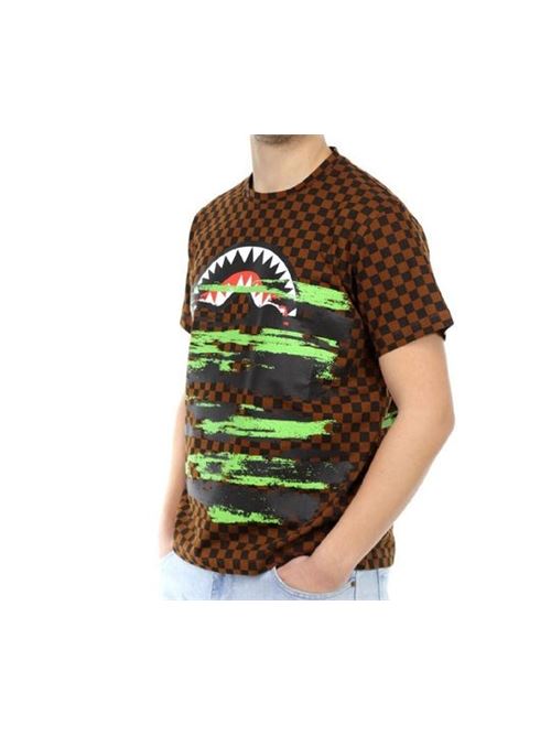 OOPS I STAINED MYSPRAYGROUND TSHIRT BRN SPRAYGROUND | SP688BRWN/CHECK