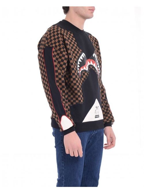 TRIPLE CREWNECK BROWN SPRAYGROUND | SP691EBRWN/CHECK