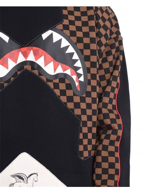 TRIPLE CREWNECK BROWN SPRAYGROUND | SP691EBRWN/CHECK