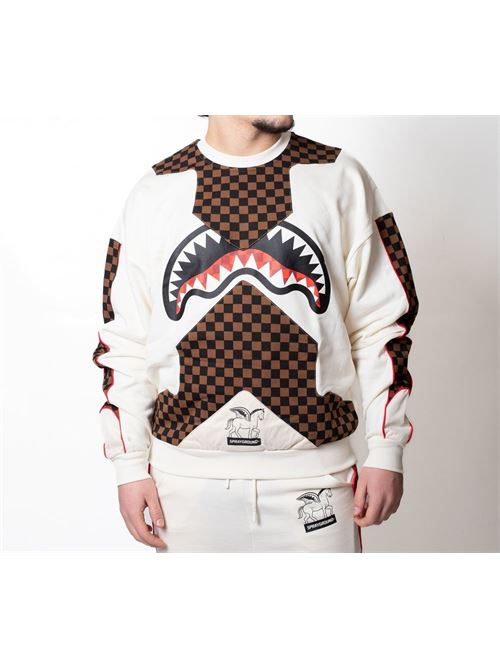 TRIPLE CREWNECK IVO SPRAYGROUND | SP691EIVO/CHECK