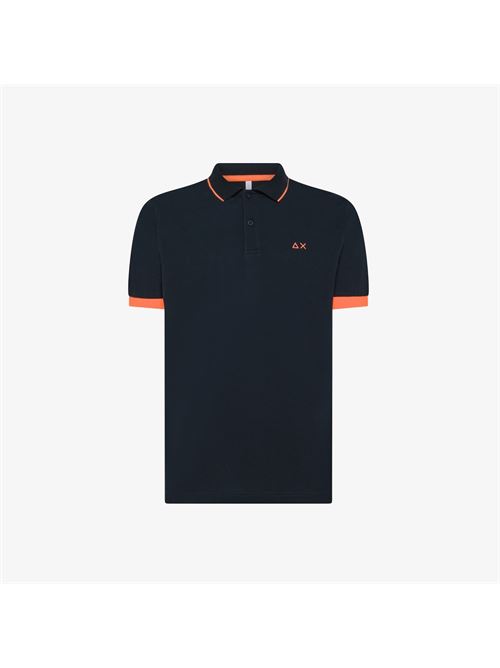 POLO SMALL STRIPE FLUO S/S SUN68 | A35120/07