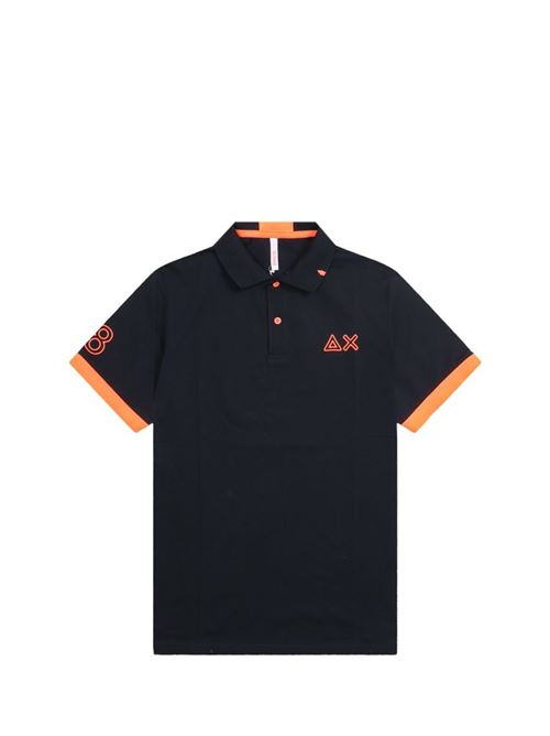 POLO LOGO FLUO S/S SUN68 | A35122/07