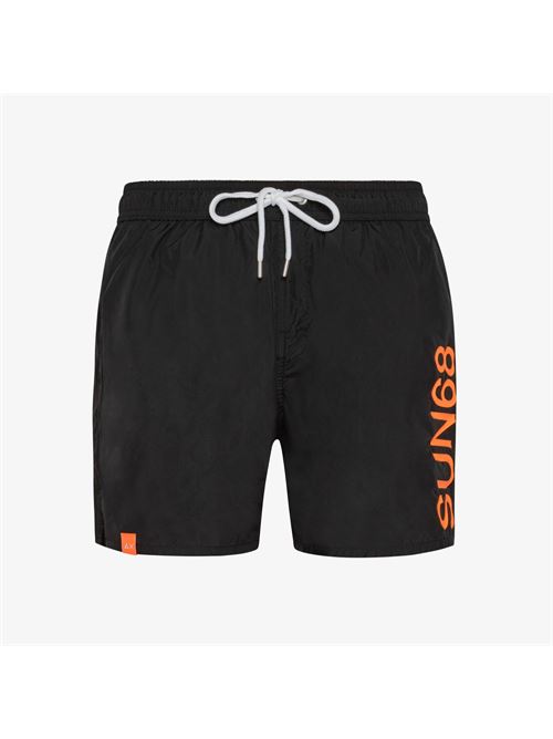 SWIM PANT WITH MACRO LOGO ON FRONT SUN68 | H32103/11