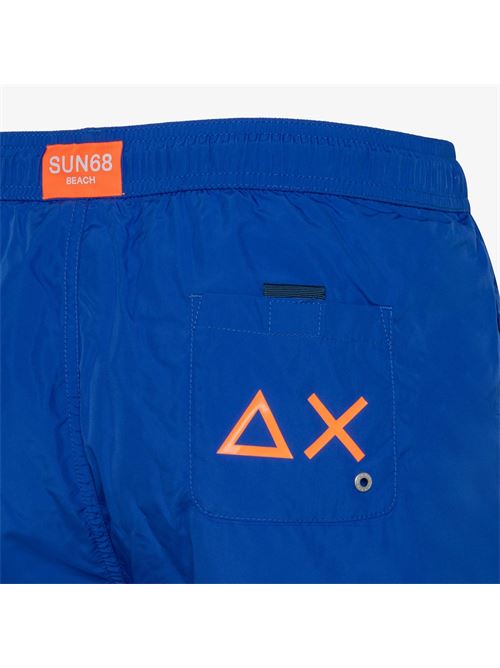 SWIM PANT WITH MACRO LOGO ON FRONT SUN68 | H32103/58