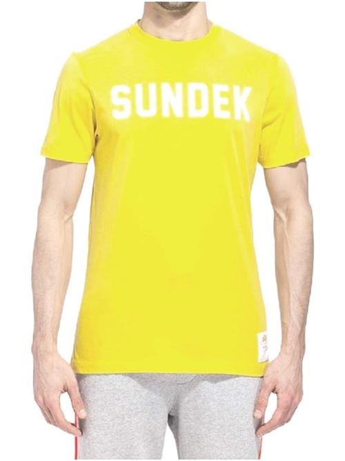 SUNDEK WRITING T-SHIRT SUNDEK | M025TEJ7800/512S