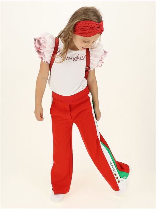PANTALONI C/APERTURA LATERALE MONNALISA | 197421RB7050/0044